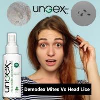 Demodex mites are different to head lice.